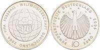 Deutschland 10 Euro Fussball WM Deutschland 2006 / Fussball mit Brandenburger Tor -