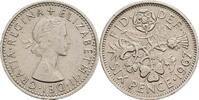 Großbritannien 6 Pence Queen Elizabeth II. -