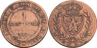 Italien - Sardinien 1 Centesimo Karl Felix 1821-1831 -