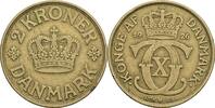 Dänemark 2 Kroner Christian X. 1912-1947 -