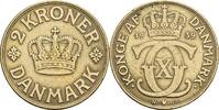 Dänemark 2 Kroner Christian X. 1912-1947 -