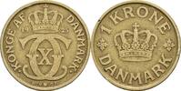 Dänemark 1 Krone Christian X. 1912-1947 -