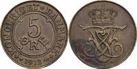 Dänemark 5 Öre Frederik VIII. 1906-1912 -