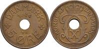 Dänemark 5 Öre Christian X. 1912-1947 -