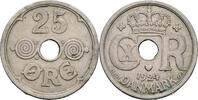 Dänemark 25 Öre Christian X. 1912-1947 -
