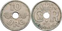 Dänemark 10 Öre Christian X. 1912-1947 -