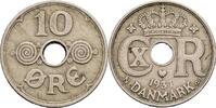 Dänemark 10 Öre Christian X. 1912-1947 -