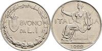 Italien 1 Lira 1922 Vittorio Emanuele III. ss/vz 2,50 EUR  plus 10,00 EUR verzending