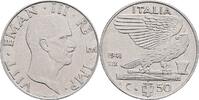 Italien 50 Centesimi 1941 Vittorio Emanuele III. vz 2,50 EUR  plus 10,00 EUR verzending