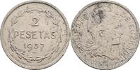Spanien, Euzkadi 2 Pesetas Bürgerkrieg / Provinzausgaben -