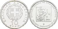 Griechenland 10 Euro Präsidentschaft im Europäischen Rat -