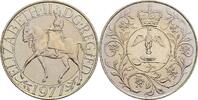 Großbritannien 1 Crown 25. Jahrestag der Thronbesteigung von Elizabeth II. -