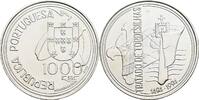 Portugal 1000 Escudos 500. Jahrestag des Vertrages von Tordesillas -