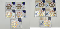 Europa Lot 5 Stück Euro Coin Sets Belgien, Finnland, Frankreich, Griechenland, Niederlande -