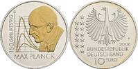 10 Euro 2008 F Deutschland 150. Geburtstag von Max Planck stfr in Kapsel