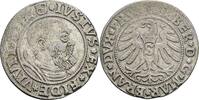 Gröscher 1532 Altdeutschland, Brandenburg Preußen Albrecht von Brandenburg 1525-1569 ss, Prägeschwäche