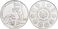 Portugal 1000 Escudos Mensch und Pferd / Lusitano -