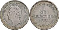 Sachsen, Königreich 1 Neugroschen Johann 1854-1873 -