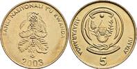 Ruanda 5 Amafaranga Kaffeezweig -