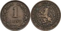 Niederlande, Willem III. 1 Cent Wilhelm III. -