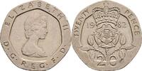 Großbritannien 20 Pence Elizabeth II. -