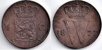 Nederland Nederland 1877 ½ Cent Willem III P+ -