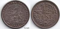 Nederland Nederland 1934 ½ Cent Wilhelmina - -
