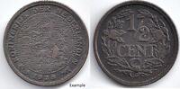 Nederland Nederland 1928 ½ Cent Wilhelmina P -