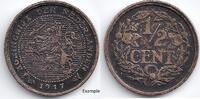 Nederland Nederland 1917 ½ Cent Wilhelmina -