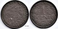Nederland Nederland 1921 1 Cent Wilhelmina F -