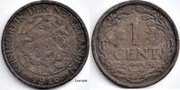 Nederland Nederland 1916 1 Cent Wilhelmina (korte 6) -