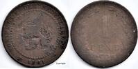 Nederland Nederland 1901b 1 Cent Wilhelmina ZG 'Koninkrijk' -