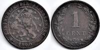 Nederland Nederland 1900 a 1 Cent Wilhelmina (ronde nullen) -