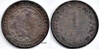 Nederland Nederland 1900a 1 Cent Wilhelmina ZG (ronde nullen) -