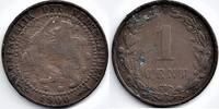 Nederland Nederland 1900b 1 Cent Wilhelmina F- (ovale nullen) -