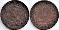 Nederland Nederland 1898 1 Cent Wilhelmina -