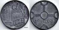 Nederland Nederland 1941 1 Cent, zink, Wilhelmina P- -