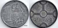 Nederland Nederland 1944 1 Cent, zink, Wilhelmina -