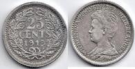 Nederland Nederland 1919 25 Cent Wilhelmina -