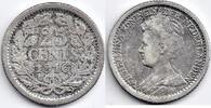 Nederland Nederland 1916 25 Cent Wilhelmina F+ -