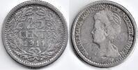 Nederland Nederland 1911 25 Cent Wilhelmina -