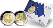 Speciale 2 euromunten 2 euro Nederland 2015 Europese Vlag in Coincard -