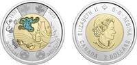Canada Canada 2021 2 Dollar 'Insuline' Gekleurd -