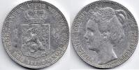 Nederland Nederland 1908 1 Gulden Wilhelmina F+ -