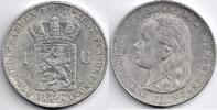 Nederland Nederland 1897 1 Gulden Wilhelmina P- -