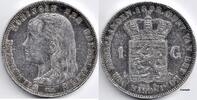 Nederland Nederland 1892 1 Gulden Wilhelmina P+ -
