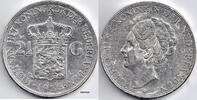 Nederland Nederland 1938 2½ Gulden Wilhelmina met grof haar -