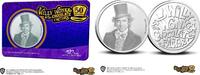 Nederland Nederland 2021 Penning 'Willy Wonka & the Chocolate Factory' in coincard -