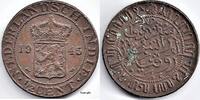 Nederlands-Indië Nederlands Indië 1945P ½ Cent Wilhelmina -
