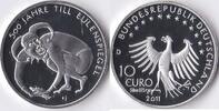 Duitsland 10 euro 10 Euro2011D 500 Jaar Tijl Uilenspiegel zilver -